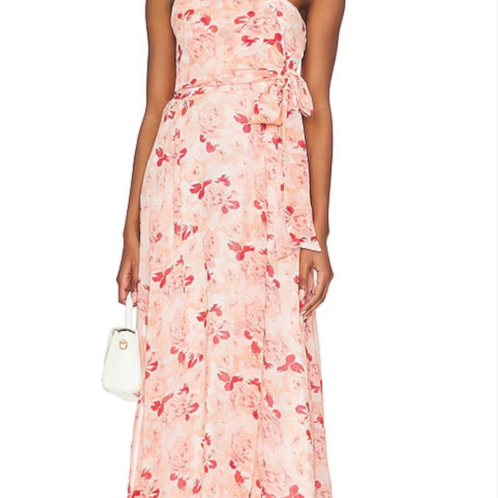 NWT Likely Benji Dress | Floral Pink Maxi Dress